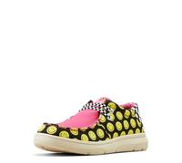 ARIAT Tenis casuales Serape Hilo para jóvenes, Rosa intenso/All Smiles, 13 Big Kid