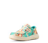ARIAT Tenis casuales Serape Hilo para jóvenes, Turquesa Tempe, 12 Big Kid