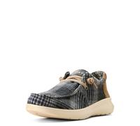 ARIAT Tenis elásticos Hilo para hombre, Franela negra y gris, 40 EU