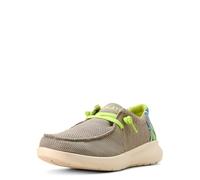 ARIAT Tenis elásticos Hilo para hombre, Malla gris pizarra/verde lima, 42 EU