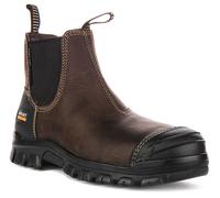 ARIAT Treadfast Chelsea H2O Puntera de Acero Trabajo Bota Hombre en Marrón