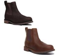 ARIAT Wexford H2O Tirar en Cuero Chelsea Botas Hombre en Color Caqui GB 7-12