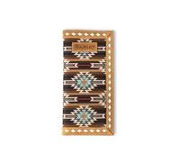 ARIAT Youth Rodeo Southwest Diamond Lace Wallet, color marrón, Marrón, Talla única, Western