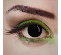 aricona Kontaktlinsen - Lentes de contacto de color con efecto especial- Lentes de color negro sin dioptrías - lentes de contacto para Halloween, 2 piezas, Big Round Eyes