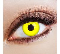 aricona Kontaktlinsen Lentes de contacto de color sin dioptrías - Lentes de contacto amarillas para tu disfraz de Halloween
