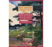 Arie antiche volume 1 - vocal and piano - recueil + cd