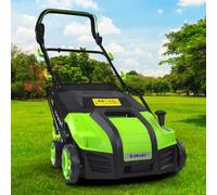 Arieggiatore eléctrico BRAST 2000 W, ancho de trabajo 40 cm, ampio cestello de raccolta para erba fino a 1000 m²