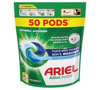 Ariel Allin1 PODS - Detergente líquido en cápsulas, 50 lavados, Universal+ Fleck-Weg-Power a partir del primer lavado, incluso en agua fría
