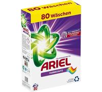 Ariel Color+ - Detergente en polvo, 4,8 kg, 80 lavados, protección de color