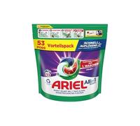 Ariel Detergente en cápsulas todo en 1, detergente líquido, cápsulas de 50 lavados, universal, potente eliminación de manchas a partir del primer lavado