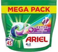 Ariel Detergente en Monodosis 4en1 PODS + Protección Extra del Color y Protección de la Fibra - 45 Lavados