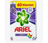 Ariel Detergente en polvo, detergente para color, 40 lavados, protección del color (2,6 kg)