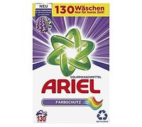 Ariel Detergente en polvo para ropa de color, 130 lavados, protección del color, 8 kg