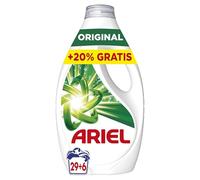 Ariel Detergente Lavadora Liquido 35 Lavados, Original, Jabon Limpieza Mejorada en Ciclos Mas Frios con la Exclusiva Tecnologia de limpieza en Frio