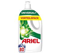 Ariel Detergente líquido, 80 lavados universal+, potente eliminación de manchas en solo 1 lavado, incluso en ciclos de lavado en frío
