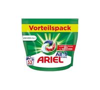 Ariel Detergente líquido en cápsulas todo en 1 PODS, 53 lavados