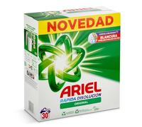 ARIEL detergente máquina en polvo original maleta 30 cacitos