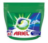 Ariel Detergente Ropa Mountain Spring Todo en 1 | 65 cápsulas