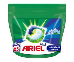 Ariel Detergente Ropa Mountain Spring Todo en 1 | 65 cápsulas