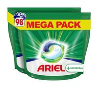 Ariel Detergente todo en 1, 98 lavados (1 unidad), aroma fresco para la ropa y pureza radiante.