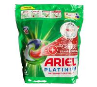 Ariel Platinum Plus - Cápsulas extra para eliminar manchas, 50 cápsulas