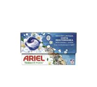 Ariel Todo en 1 PODS Brisa Marina Y Jazmín, Detergente Líquido En Cápsulas, 19 Lavados