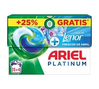 ARIEL PODS Platinum Detergente Lavadora Liquido 76 Capsulas/Pastillas, Jabon Frescor de Abril, Limpieza Profunda Incluso en Ciclos Mas Frios