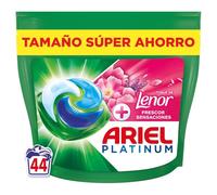 Ariel PODs Platinum, Detergente Líquido En Cápsulas Frescor Sensaciones Cápsulas, 44 Lavados