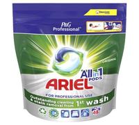 Ariel Pods Professional Regular Todo en 1 Detergente Cápsulas Lavadora 48 Lavados | Limpieza profunda y frescor profesional en cada lavado