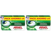 Ariel PODs Todo en 1 Detergente en Cápsulas Original, Elimina Manchas y Olores en 1 Lavado, 72 Cápsulas (Paquete de 2)