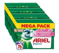 ARIEL PODS Todo en 1 Detergente Lavadora Liquido en Capsulas/Pastillas, 76 Lavados (4x19), Jabon Limpieza Profunda, Mas Frescor Sensaciones, El embalaje puede variar