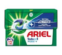 ARIEL PODS Todo en 1 Detergente Lavadora Liquido en Capsulas/Pastillas, 96 Lavados (8x12), Jabon Limpieza Profunda, Mas Defensa Activa Contra el Olor
