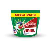 ARIEL PODS Todo en 1 Detergente Lavadora Liquido en Capsulas/Pastillas, 96 Lavados (8x12), Jabon Limpieza Profunda, Mas Poder Extra Quitamanchas, El embalaje puede variar