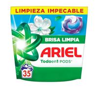 Ariel PODS Todo En 1, Detergente Líquido En Cápsulas 35 Lavados, Brisa Limpia