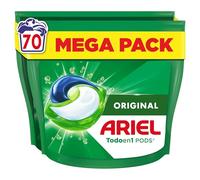 Ariel PODs Todo en 1, Detergente Líquido En Cápsulas Original Cápsulas, 70 Lavados