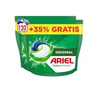 Ariel Todo En 1 PODS, Detergente Lavadora Liquido 120 Capsulas/Pastillas, Original, 5 Acciones Para Una Limpieza Increíble