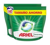 Ariel Todo En 1 PODS, Detergente Líquido Para Lavadora 140 Cápsulas Original Lavados, 5 Acciones, El embalaje puede variar