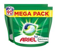 Ariel Todo En 1 PODS, Detergente Líquido Para Lavadora 90 Cápsulas Original Lavados, 5 Acciones Para Una Limpieza Increíble