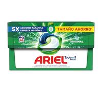 Ariel Todo En Uno PODS, Detergente Líquido Para Lavadora 43 Cápsulas Original Lavados, 5 Acciones Para Una Limpieza Increíble