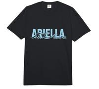 Ariella Sea Waves - Nombre Personalizado Ocean Beach Art Comfort Colors Adult Heavyweight T-Shirt