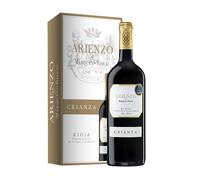 Arienzo de Marqués de Riscal, Vino tinto Crianza Denominación de Origen Calificada Rioja, Variedad Tempranillo, 18 meses en barrica - Estuche de cartón 1 botella Mágnum 1,5L