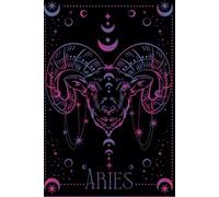 Aries Astrology Journal: 6x9 Lined Notebook for Reflection & Manifestation - Pink & Purple Edition