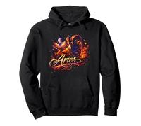 Aries Celestial Signo del Zodiaco Astrología Símbolo de Personaje Sudadera con Capucha