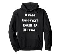 Aries Energy Bold And Brave Horoscope Funny Saying Sudadera con Capucha