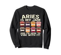 Aries Is My Jam Funny Astrology Zodiac Sign Tarros Gráfico Sudadera