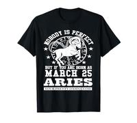 Aries Signo Estelar Marzo 25 Astrología Horóscopo Cumpleaños Camiseta