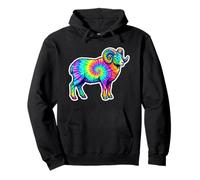 Aries The Ram Tie Dye, Carnero Multicolor, Horóscopo Colorido Sudadera con Capucha