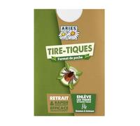 ARIES ZK1 - Tarjeta de garrapatas para Personas, Perros y Gatos, tamaño de Bolsillo, 6 x 9 cm