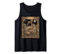 Aries Zodiac Astrología Tarot Estilo de Carta Camiseta sin Mangas