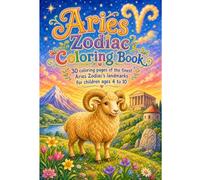 Aries Zodiac Coloring Book: 30 coloring pages of the finest Aries Zodiac's landmarks for children ages 4 to 10